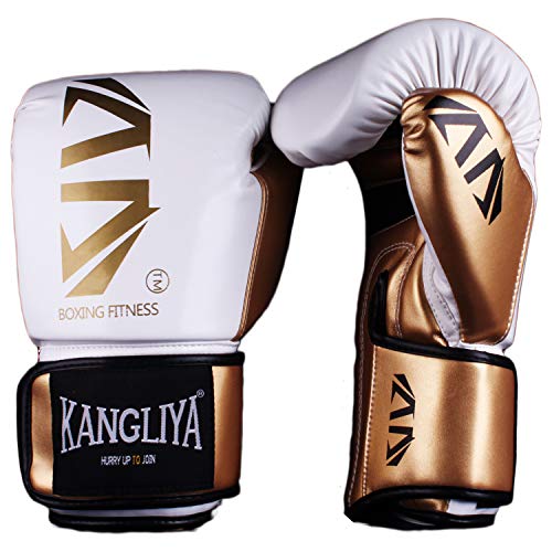 FitTrek Guantes de Boxeo -Guantes de Entrenamiento de Caja para Punzonar - Guantes de Saco de Boxeo - Muay Thai Kickboxing MMA UFC Boxing Gloves para Hombres Mujeres niños