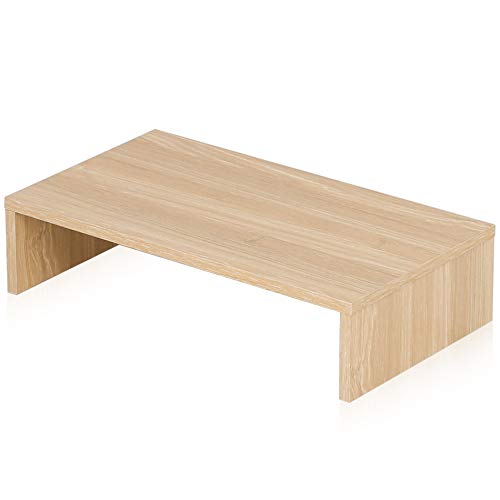FITUEYES Elevador del Monitor de Madera Soporte para Monitor Color Oak L42.5xW23.5xH10cm FITUEYES Elevador del Monitor de Madera Soporte para Monitor Color Oak L42.5xW23.5xH10cm