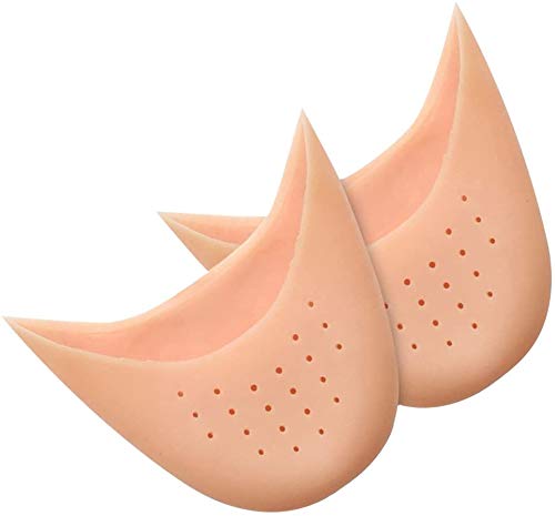 Fiyuer Protectores de Puntas Ballet 4 Pares Protector Dedos pie Silicona pie Protector Almohadillas Gel para Zapatillas de Punta Ballet Fiyuer Protectores de Puntas Ballet 4 Pares Protector Dedos pie Silicona pie Protector Almohadillas Gel para Zapatillas de Punta Ballet