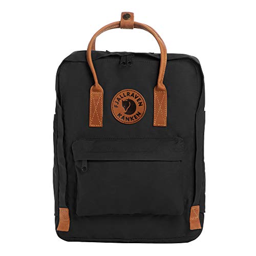 Fjällräven 23565 No. 2 - Mochila tipo casual, 16 litros, Negro, 38 x 27 x 13 cm