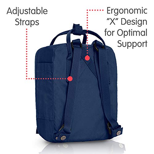 Fjällräven Kånken Mini Mochila de Senderismo Unisex Adulto, Azul Marino (Navy), 7 l (29 x 20 x 13 cm)