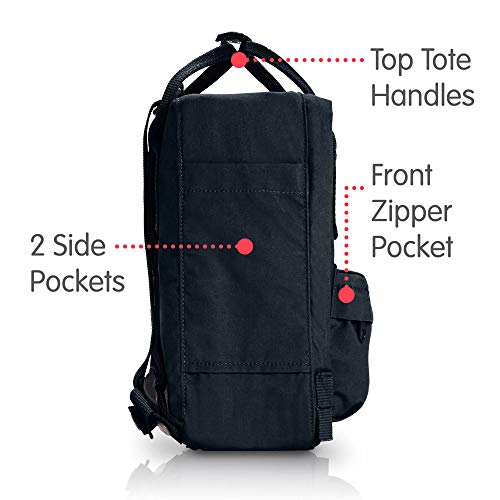 Fjällräven Kånken Mini Mochila de Senderismo Unisex Adulto, Negro, 7 l (29 x 20 x 13 cm) Fjällräven Kånken Mini Mochila de Senderismo Unisex Adulto, Negro, 7 l (29 x 20 x 13 cm)