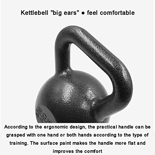 FLAMY Pesa Rusa Hierro Fundido 4-24 Kg - Kettlebell con Base Antideslizante,para Fisicoculturismo Y Entrenamiento con Pesas,Ideal para Entranamiento De Musculación Crosstraining FLAMY Pesa Rusa Hierro Fundido 4-24 Kg - Kettlebell con Base Antideslizante,para Fisicoculturismo Y Entrenamiento con Pesas,Ideal para Entranamiento De Musculación Crosstraining