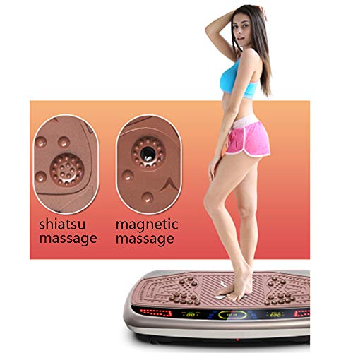 Flashing lights Plataforma Vibratoria,Vibration Plate,99 Niveles,5 Programas, Altavoces Estéreo Envolventes Duales,Plataforma Vibratoria,Ideal para Perder Peso,200W