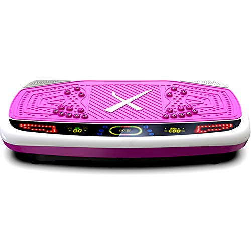 Flashing lights Plataforma Vibratoria,Vibration Plate,99 Niveles,5 Programas, Altavoces Estéreo Envolventes Duales,Plataforma Vibratoria,Ideal para Perder Peso,200W