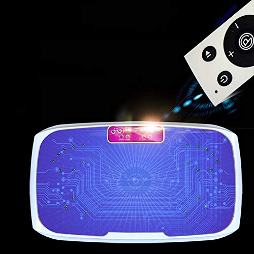 Flashing lights Vibration Plate, Fitness Vibrating Machine, Plataforma Vibratoria, Control Remoto | 99 Niveles |Superficie Anti-Deslizante | Ideal para Perder Peso,Fácil De Guardar Flashing lights Vibration Plate, Fitness Vibrating Machine, Plataforma Vibratoria, Control Remoto | 99 Niveles |Superficie Anti-Deslizante | Ideal para Perder Peso,Fácil De Guardar
