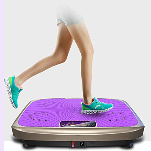 Flashing lights Vibration Plate, Fitness Vibrating Machine, Plataforma Vibratoria, Control Remoto | 99 Niveles |Superficie Anti-Deslizante | Ideal para Perder Peso,Fácil De Guardar