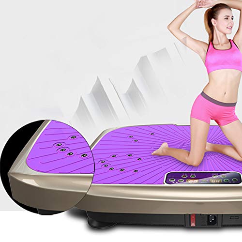 Flashing lights Vibration Plate, Fitness Vibrating Machine, Plataforma Vibratoria, Control Remoto | 99 Niveles |Superficie Anti-Deslizante | Ideal para Perder Peso,Fácil De Guardar