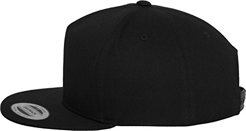 Flexfit Gorra Classic 5 Panel Snap Back Negro Negro Talla:Talla única Flexfit Gorra Classic 5 Panel Snap Back Negro Negro Talla:Talla única