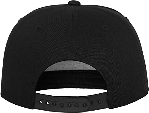 Flexfit Gorra Classic 5 Panel Snap Back Negro Negro Talla:Talla única Flexfit Gorra Classic 5 Panel Snap Back Negro Negro Talla:Talla única