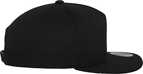 Flexfit Gorra Classic 5 Panel Snap Back Negro Negro Talla:Talla única Flexfit Gorra Classic 5 Panel Snap Back Negro Negro Talla:Talla única