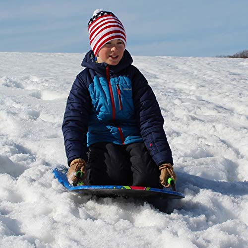 Flexible Flyer Aurora Sled. Foam Plastic Snow Slider Deslizador de Trineo de Nieve, 36 x 20.5 x 2 Inches