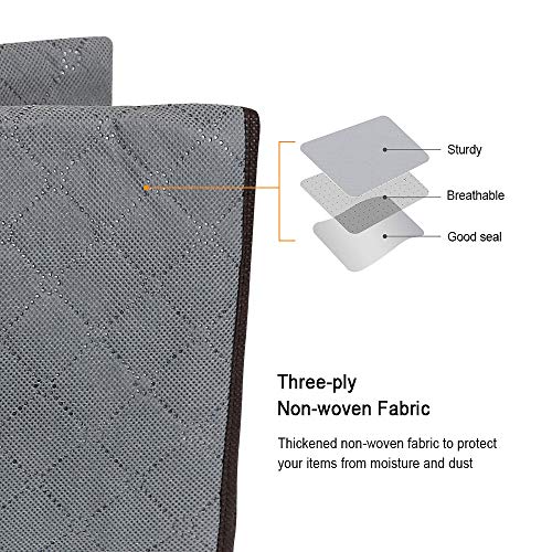 flintronic 4PCS Bolsa de Almacenamiento de Ropa de Gran Capacidad 84L (60x40x35 cm), Organizador de Transpirable con Cremallera a Prueba de Moho y Humedad para Ropa de Cama, Edredones, Mantas flintronic 4PCS Bolsa de Almacenamiento de Ropa de Gran Capacidad 84L (60x40x35 cm), Organizador de Transpirable con Cremallera a Prueba de Moho y Humedad para Ropa de Cama, Edredones, Mantas
