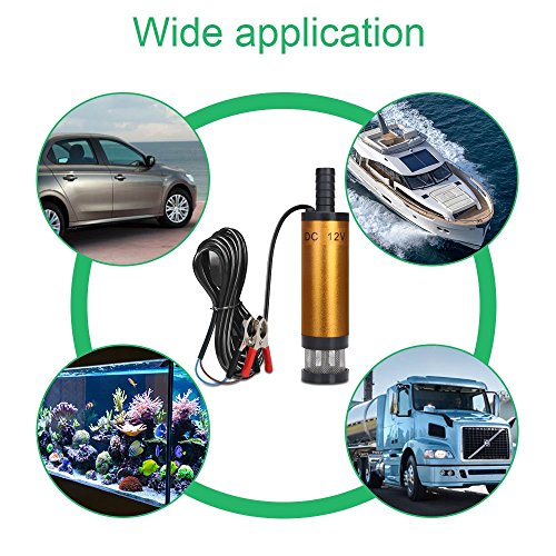 flintronic Bomba de Agua y Aceite, 12V Bompa Sumergible de Acero Inoxidable Bomba de Combustible Diesel Transferencia de Líquido Aceite Agua por Auto, Caravana, Marino, Barca flintronic Bomba de Agua y Aceite, 12V Bompa Sumergible de Acero Inoxidable Bomba de Combustible Diesel Transferencia de Líquido Aceite Agua por Auto, Caravana, Marino, Barca