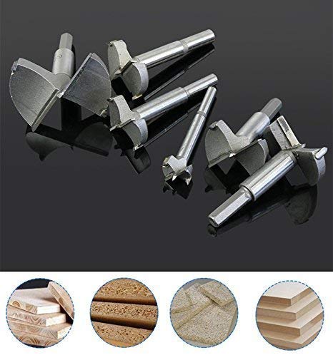 flintronic Brocas Forstner, 19PCS (15mm ~ 40mm) Brocas Set de Acero al Tungsteno Titanium Recubierto, Fresadora Herramienta para Perforadora, Corte Agujero en Carpintería para Madera flintronic Brocas Forstner, 19PCS (15mm ~ 40mm) Brocas Set de Acero al Tungsteno Titanium Recubierto, Fresadora Herramienta para Perforadora, Corte Agujero en Carpintería para Madera