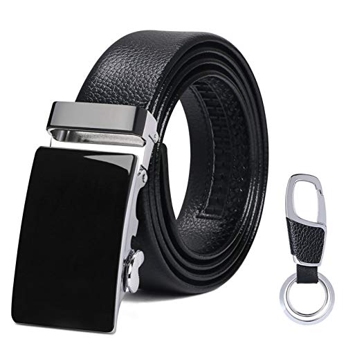 flintronic Cinturón Cuero Hombre, Cinturones Piel con Hebilla Automática, Sencillo y Clásico Perfecto Regalo flintronic Cinturón Cuero Hombre, Cinturones Piel con Hebilla Automática, Sencillo y Clásico Perfecto Regalo