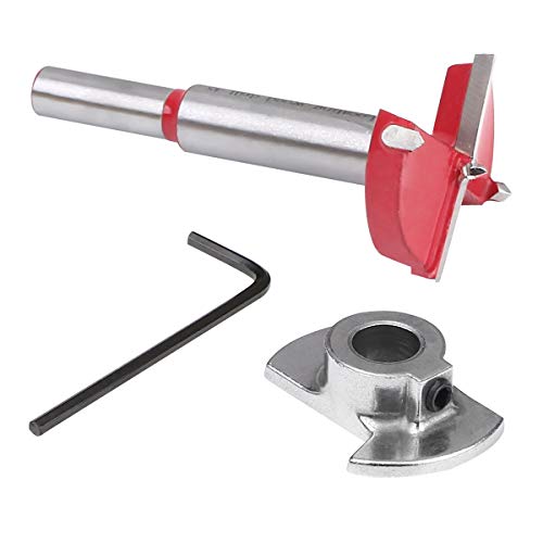 flintronic® Fresas Set, 35 mm Juego de Brocas de Posicionamiento Ajustable, Orificio para Carpintería Cementada Sierra con Taladro de Profundidad (Rango de Profundidad 10~40 mm) flintronic® Fresas Set, 35 mm Juego de Brocas de Posicionamiento Ajustable, Orificio para Carpintería Cementada Sierra con Taladro de Profundidad (Rango de Profundidad 10~40 mm)