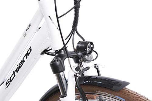F.lli Schiano E- Ride Bicicleta, De Las Mujeres, Blanca, 28 '' F.lli Schiano E- Ride Bicicleta, De Las Mujeres, Blanca, 28 ''