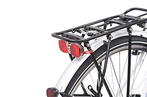 F.lli Schiano Voyager Bicicleta Trekking, Men's, Blanco-Azul, 28'' F.lli Schiano Voyager Bicicleta Trekking, Men's, Blanco-Azul, 28''