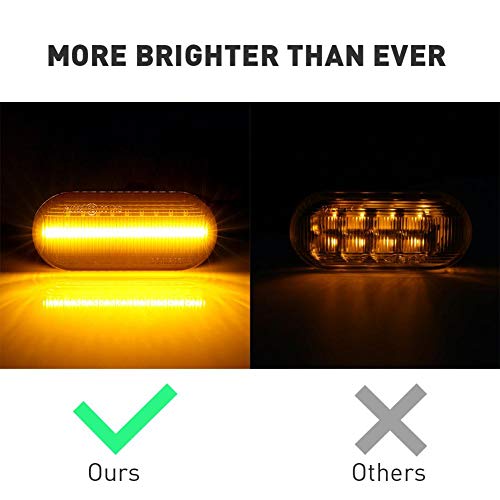 fllyingu 2 Piezas LED Luces de Marcador dinámicas Laterales Intermitente Intermitente luz secuencial para Volkswagen Bora Golf 3 4 Passat Polo SB6 3BG fllyingu 2 Piezas LED Luces de Marcador dinámicas Laterales Intermitente Intermitente luz secuencial para Volkswagen Bora Golf 3 4 Passat Polo SB6 3BG