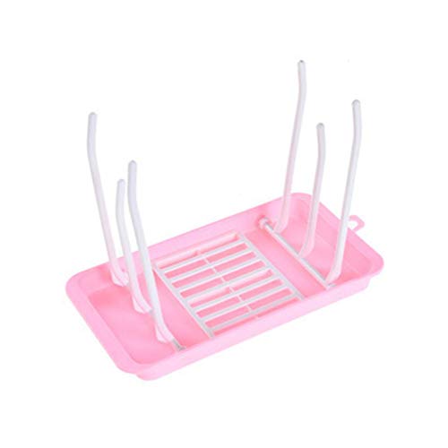 Floridivy Infantil Portable de la Botella de Almacenamiento en Rack de Secado de alimentación del bebé del Recorrido Que dobla en seco Escurridor de Agua Tazas de Leche del Estante del sostenedor Floridivy Infantil Portable de la Botella de Almacenamiento en Rack de Secado de alimentación del bebé del Recorrido Que dobla en seco Escurridor de Agua Tazas de Leche del Estante del sostenedor