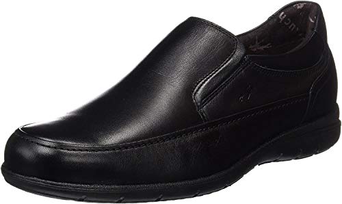Fluchos- retail ES Spain 8499, Zapatos sin Cordones Hombre, Negro (Black), 44 EU