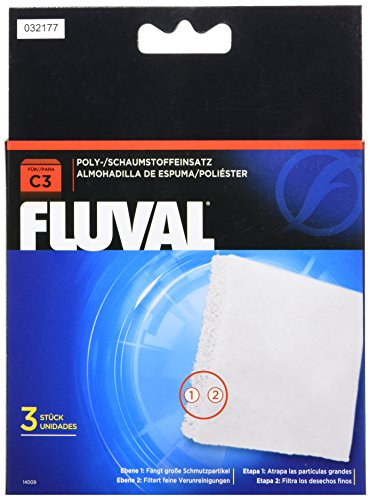 Fluval Esponja para la Filtración Mecánica en Foamex/Poliéster para Filtro C3