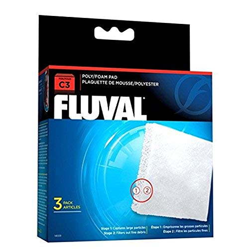 Fluval Esponja para la Filtración Mecánica en Foamex/Poliéster para Filtro C3