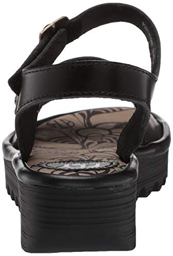 FLY London Elit141fly, Sandalias de Punta Descubierta Mujer, Negro (Black 000), 42 EU FLY London Elit141fly, Sandalias de Punta Descubierta Mujer, Negro (Black 000), 42 EU
