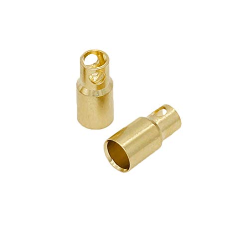 FLY RC 20Pares Conector Banana de Bala Macho Hembra 8.0MM 8MM Chapado en Oro para Motor ESC Batería Lipo (8mm)