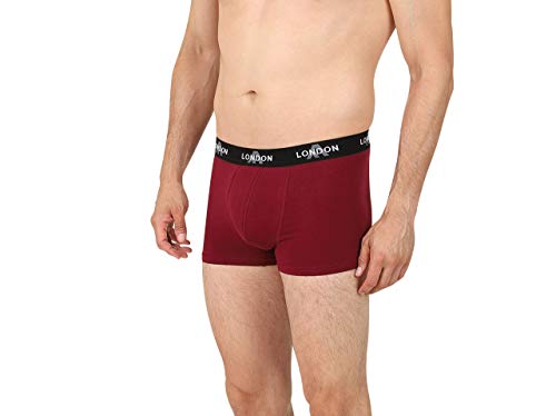 FM London Fitted Boxer, Multicolor (Classic Mix 10), Medium (Pack de 8) para Hombre