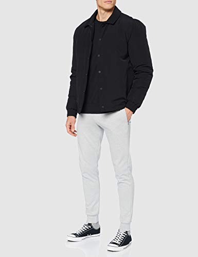 FM London Hyfresh Slim Fit, Pantalones deportivos Hombre, Gris (Grey 15), Large FM London Hyfresh Slim Fit, Pantalones deportivos Hombre, Gris (Grey 15), Large