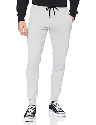 FM London Hyfresh Slim Fit, Pantalones deportivos Hombre, Gris (Grey 15), Large FM London Hyfresh Slim Fit, Pantalones deportivos Hombre, Gris (Grey 15), Large