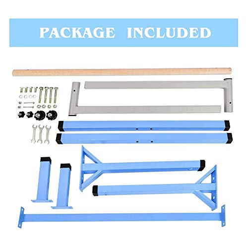 FMOGE Barra Horizontal para Gimnasia Retráctil, Barra De Entrenamiento para Gimnasia para Niños, Apta para Entrenamiento De Niños En Interiores Y Exteriores, Azul FMOGE Barra Horizontal para Gimnasia Retráctil, Barra De Entrenamiento para Gimnasia para Niños, Apta para Entrenamiento De Niños En Interiores Y Exteriores, Azul