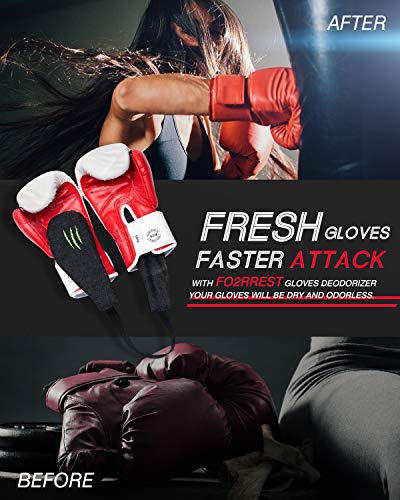 FO2RREST Desodorante para Guantes de Boxeo - Eliminador de Olores para Guantes Deportivos, Absorbentes de Humedad y Hedor para Guantes de Portero, Guantes de Esquí & Hockey, Guantes Calefactables FO2RREST Desodorante para Guantes de Boxeo - Eliminador de Olores para Guantes Deportivos, Absorbentes de Humedad y Hedor para Guantes de Portero, Guantes de Esquí & Hockey, Guantes Calefactables