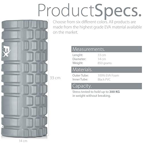 Foam Roller - Rodillo de Espuma para Terapia de Masaje – Para Masajes Muscular Fitness Pilates Yoga - La Mejor Herramienta para Deportivo - Tejido Profundo Liberación Miofascial y Alivio de Dolores Foam Roller - Rodillo de Espuma para Terapia de Masaje – Para Masajes Muscular Fitness Pilates Yoga - La Mejor Herramienta para Deportivo - Tejido Profundo Liberación Miofascial y Alivio de Dolores