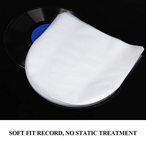 FOCCTS 100pcs Fundas Interiores para Discos de Vinilo Semitransparentes para Albumes con 10 Dedales (30.6*30.8cm) FOCCTS 100pcs Fundas Interiores para Discos de Vinilo Semitransparentes para Albumes con 10 Dedales (30.6*30.8cm)