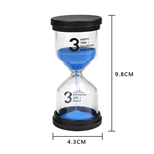 FOCCTS 6 pca Reloj de Arena con Temporizador Grabado 1/3/5/10/15/30 Minutos para Decorar Sala,Oficina y Habitacion FOCCTS 6 pca Reloj de Arena con Temporizador Grabado 1/3/5/10/15/30 Minutos para Decorar Sala,Oficina y Habitacion