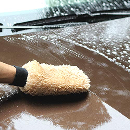 FOCCTS Guante de Lavado de Limpieza de Coche para Lavar y Pulir Coches, Motos, Bicicletas y Usos Domesticos FOCCTS Guante de Lavado de Limpieza de Coche para Lavar y Pulir Coches, Motos, Bicicletas y Usos Domesticos