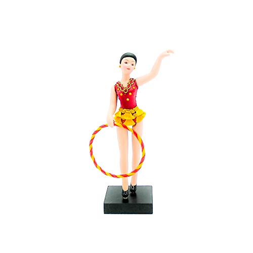Folk Artesanía Muñeca de colección de Porcelana de 18 cm., Exclusiva edición Gimnasia rítmica con aro, Fabricada en España Muñecas. (Rosa) Folk Artesanía Muñeca de colección de Porcelana de 18 cm., Exclusiva edición Gimnasia rítmica con aro, Fabricada en España Muñecas. (Rosa)