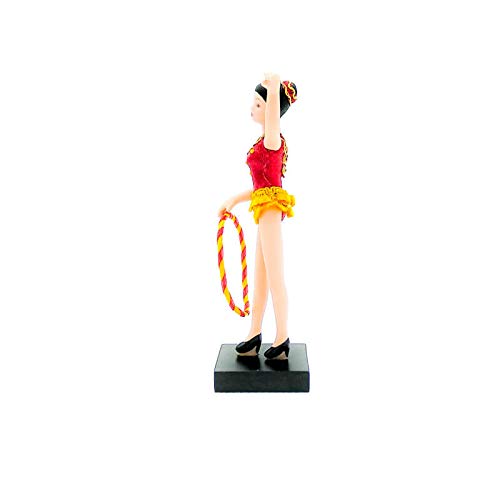 Folk Artesanía Muñeca de colección de Porcelana de 18 cm., Exclusiva edición Gimnasia rítmica con aro, Fabricada en España Muñecas. (Rosa) Folk Artesanía Muñeca de colección de Porcelana de 18 cm., Exclusiva edición Gimnasia rítmica con aro, Fabricada en España Muñecas. (Rosa)