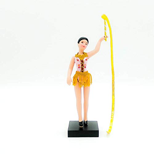 Folk Artesanía Muñeca de colección de Porcelana de 18 cm., Exclusiva edición Gimnasia rítmica con Cinta, Fabricada en España Muñecas. (Oro) Folk Artesanía Muñeca de colección de Porcelana de 18 cm., Exclusiva edición Gimnasia rítmica con Cinta, Fabricada en España Muñecas. (Oro)