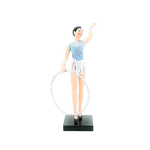 Folk Artesanía Muñeca de colección de Porcelana de 28 cm., Exclusiva edición Gimnasia rítmica con aro, Fabricada en España Muñecas. (Oro) Folk Artesanía Muñeca de colección de Porcelana de 28 cm., Exclusiva edición Gimnasia rítmica con aro, Fabricada en España Muñecas. (Oro)
