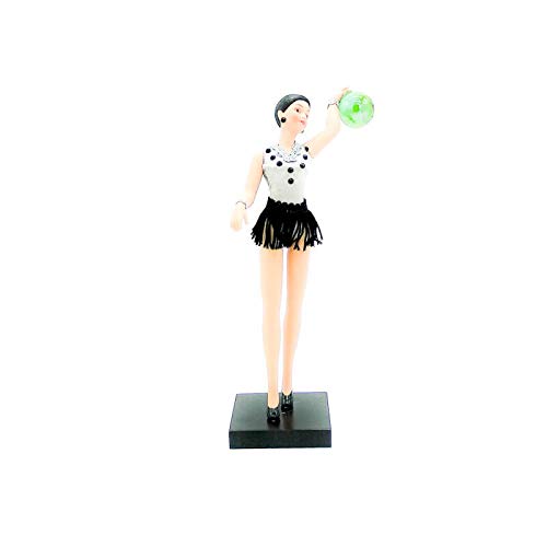 Folk Artesanía Muñeca de colección de Porcelana de 28 cm., Exclusiva edición Gimnasia rítmica con Pelota, Fabricada en España Muñecas. (Oro) Folk Artesanía Muñeca de colección de Porcelana de 28 cm., Exclusiva edición Gimnasia rítmica con Pelota, Fabricada en España Muñecas. (Oro)