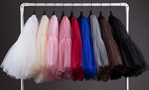 FOLOBE Adulto Suave de la Gasa de la Enagua de Tul Falda del tutú de Las Mujeres del tutú del Ballet del Traje de la Danza de múltiples Capas de la Enagua de la Falda hinchada FOLOBE Adulto Suave de la Gasa de la Enagua de Tul Falda del tutú de Las Mujeres del tutú del Ballet del Traje de la Danza de múltiples Capas de la Enagua de la Falda hinchada