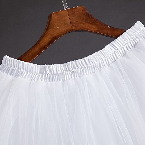 FOLOBE Adulto Suave de la Gasa de la Enagua de Tul Falda del tutú de Las Mujeres del tutú del Ballet del Traje de la Danza de múltiples Capas de la Enagua de la Falda hinchada FOLOBE Adulto Suave de la Gasa de la Enagua de Tul Falda del tutú de Las Mujeres del tutú del Ballet del Traje de la Danza de múltiples Capas de la Enagua de la Falda hinchada