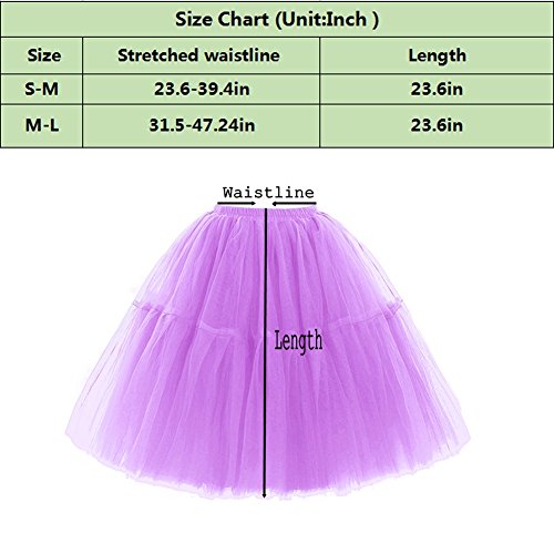 FOLOBE Adulto Suave de la Gasa de la Enagua de Tul Falda del tutú de Las Mujeres del tutú del Ballet del Traje de la Danza de múltiples Capas de la Enagua de la Falda hinchada FOLOBE Adulto Suave de la Gasa de la Enagua de Tul Falda del tutú de Las Mujeres del tutú del Ballet del Traje de la Danza de múltiples Capas de la Enagua de la Falda hinchada