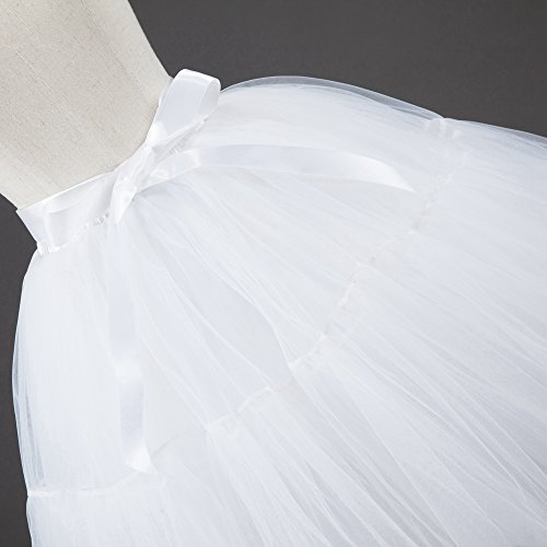 FOLOBE Adulto Suave de la Gasa de la Enagua de Tul Falda del tutú de Las Mujeres del tutú del Ballet del Traje de la Danza de múltiples Capas de la Enagua de la Falda hinchada FOLOBE Adulto Suave de la Gasa de la Enagua de Tul Falda del tutú de Las Mujeres del tutú del Ballet del Traje de la Danza de múltiples Capas de la Enagua de la Falda hinchada
