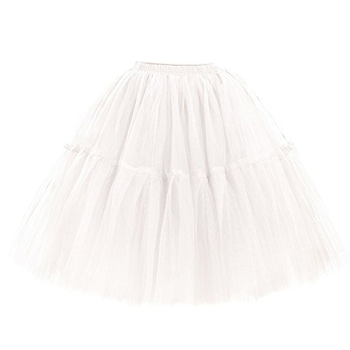 FOLOBE Adulto Suave de la Gasa de la Enagua de Tul Falda del tutú de Las Mujeres del tutú del Ballet del Traje de la Danza de múltiples Capas de la Enagua de la Falda hinchada FOLOBE Adulto Suave de la Gasa de la Enagua de Tul Falda del tutú de Las Mujeres del tutú del Ballet del Traje de la Danza de múltiples Capas de la Enagua de la Falda hinchada