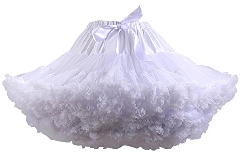 FOLOBE Traje de Tutú de Mujer Danza de Ballet Falda Hinchada de Múltiples Capas Adulto Lujoso Falda de Gasa Suave Falda de Tul Tutu